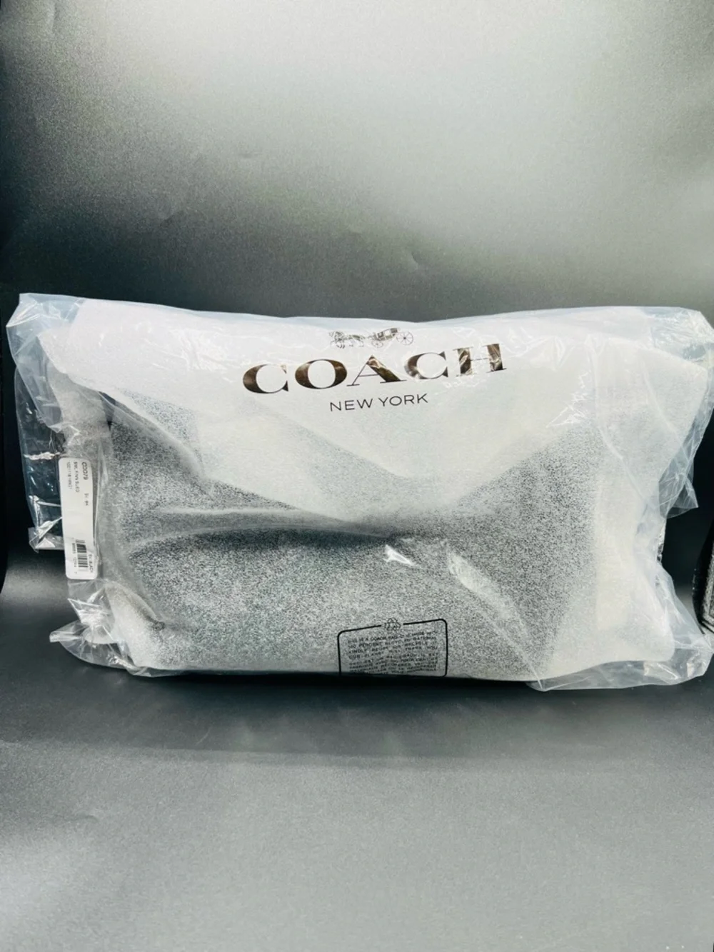Coach Small Finn Crossbody Bag With Pouch in Black Suede NWT